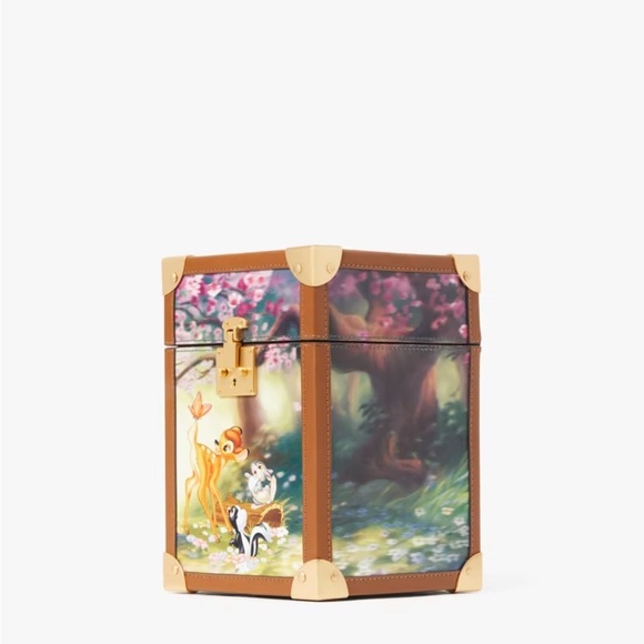 Kate Spade New York X Disney Bambi 3d Trunk Box Clutch NWT - Picture 2 of 6